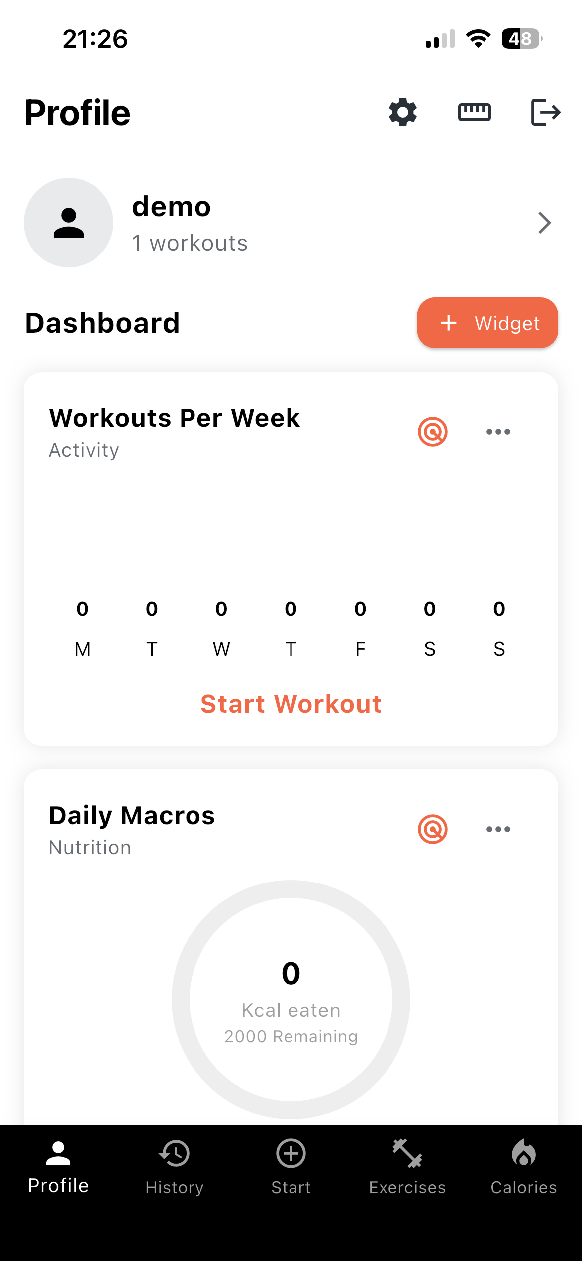 GYM app