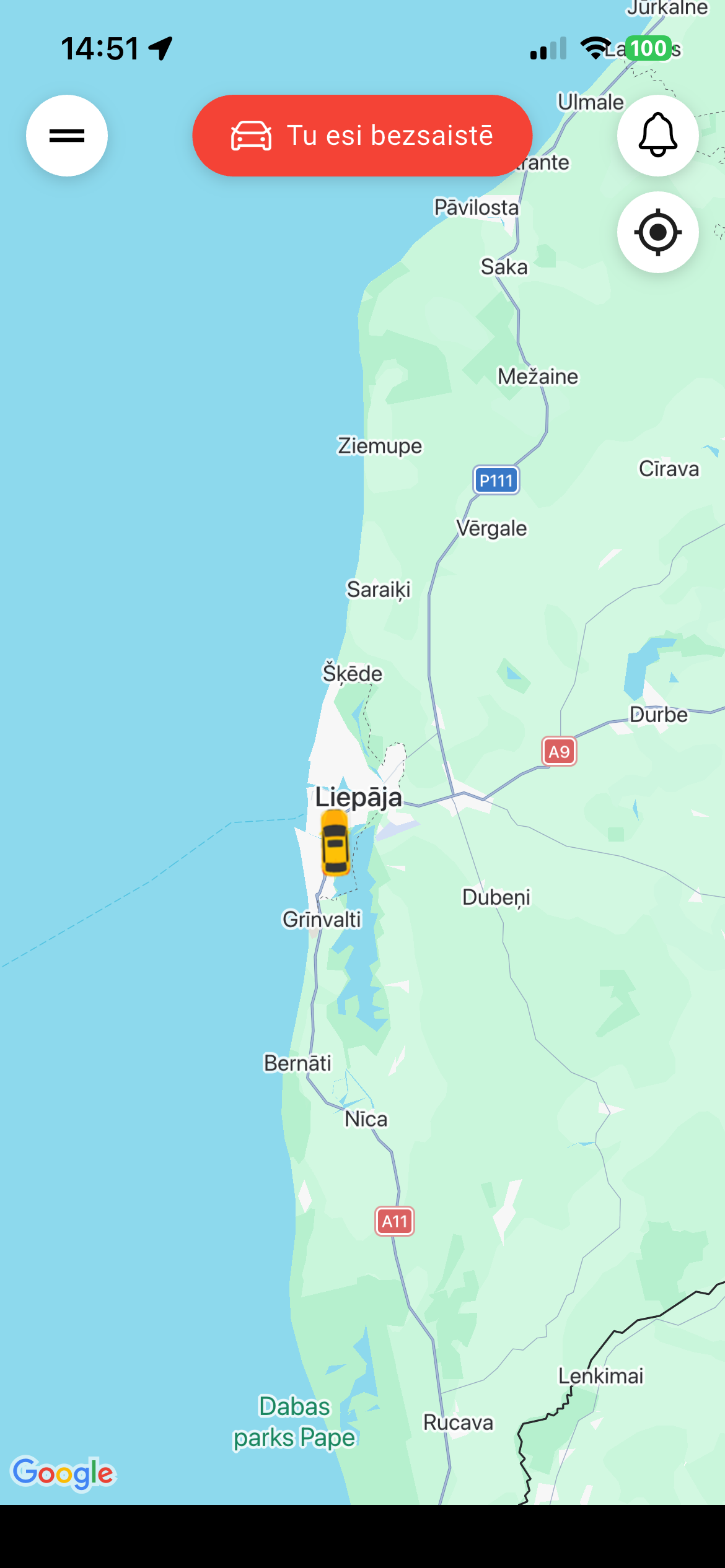 Taksometru lietotne