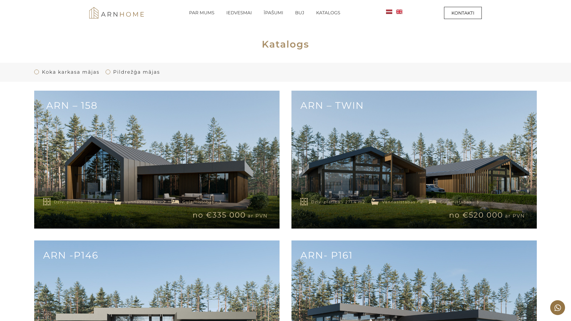 Māju projektu katalogs