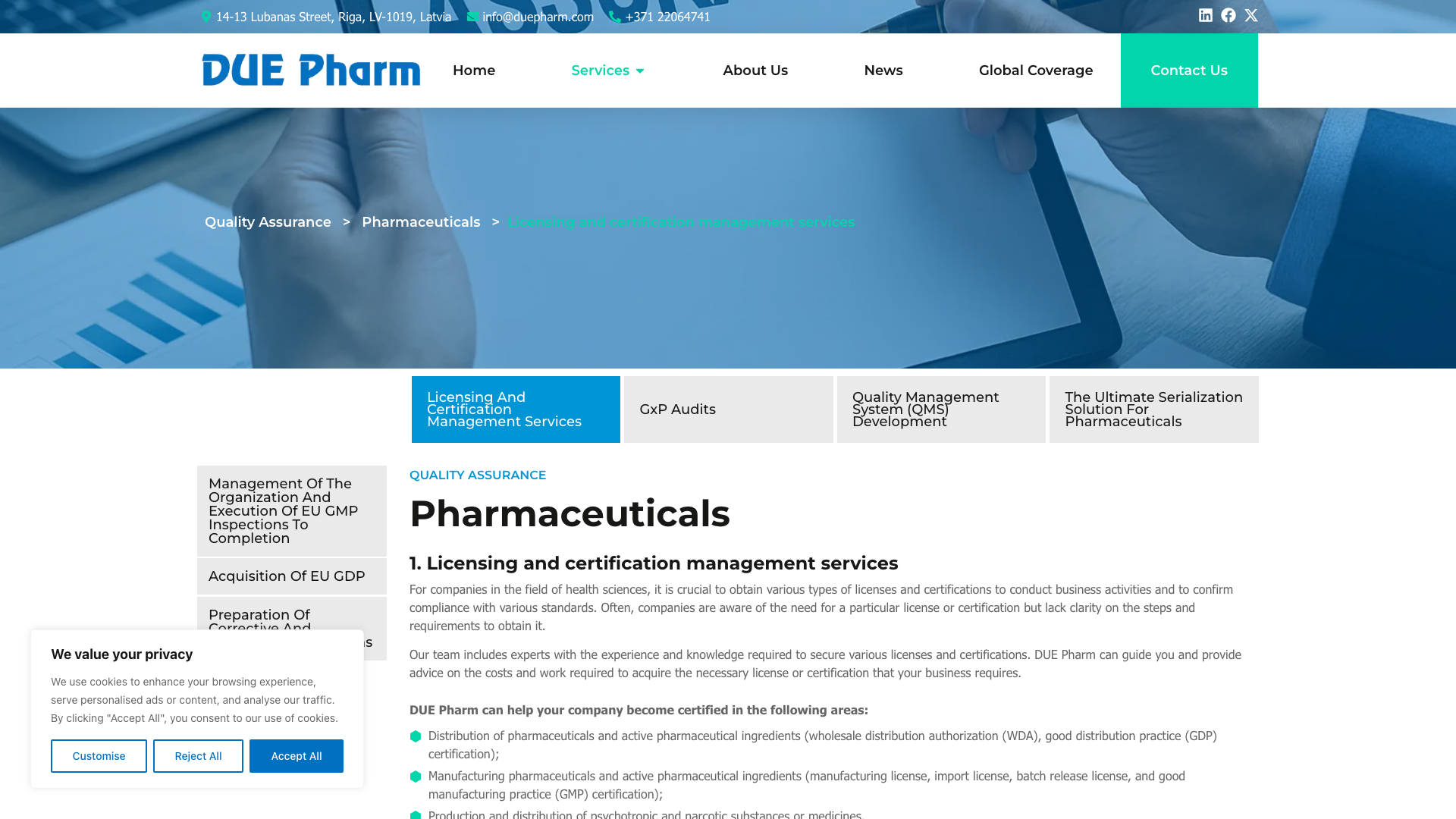 QA farmaceitiskajiem līdzekļiem