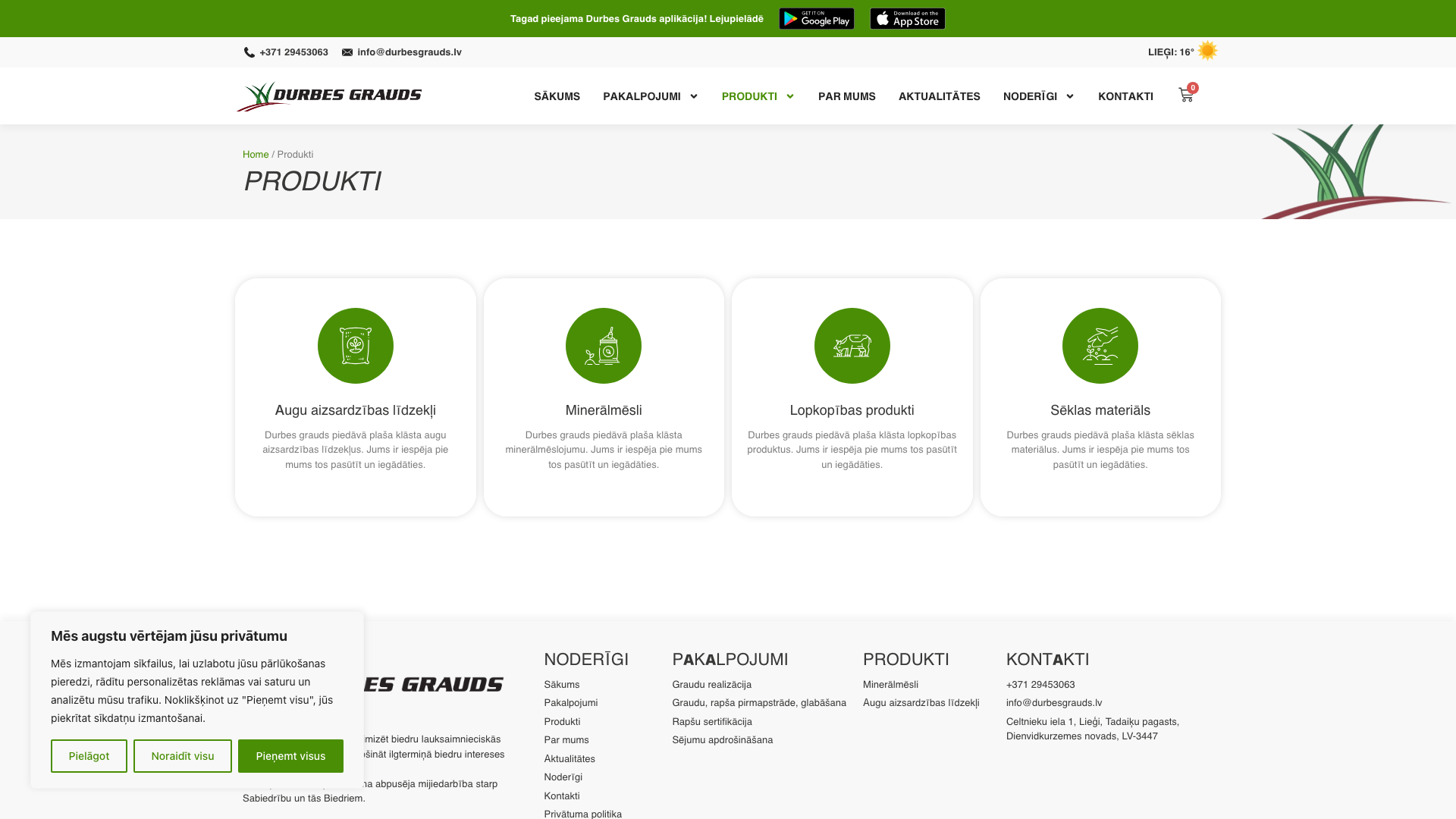 Produktu katalogs