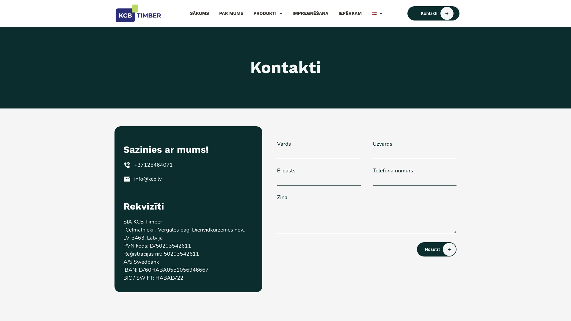 Kontaktu lapa