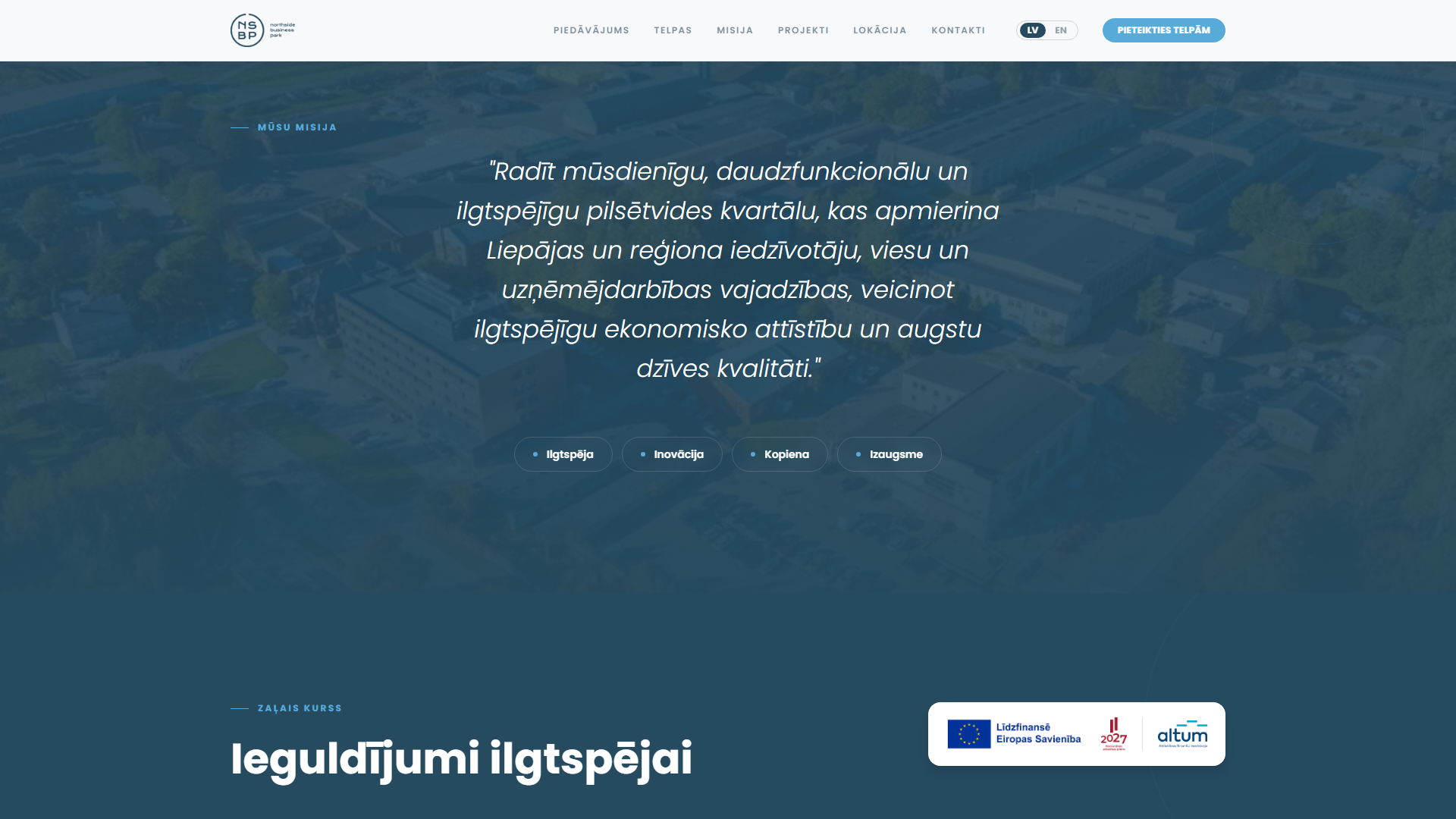 Misija un attīstības vīzija
